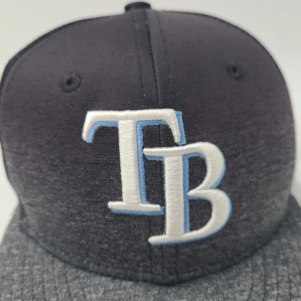 Youth Tampa Bay Rays Hat Snapback New Era 9Fifty Black Gray MLB Baseball Boys